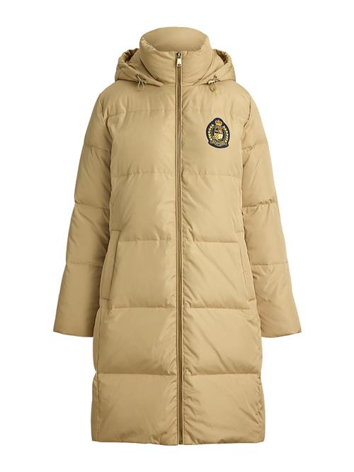 Lauren Ralph Lauren Vinterfrakke  beige / navy / mørkegul