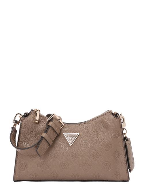 GUESS Skuldertaske 'CRESIDIA II TOP ZIP SHLDR BAG'  mørkebeige