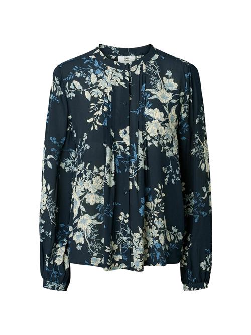 Noa Noa Bluse 'PhilippaNN'  beige / mørkeblå