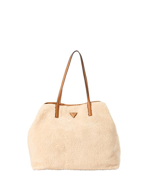 GUESS Håndtaske 'VICTTORIA'  creme / cognac