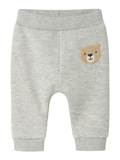 NAME IT Bukser 'NBMOREGON'  mørkebeige / grå-meleret