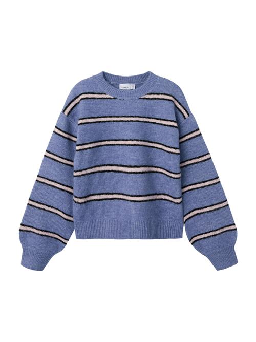 NAME IT Pullover 'NKFOLENSKA'  safir / pastelpink / sort