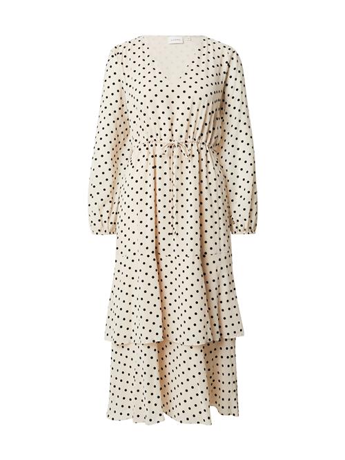 COMMA Kjole  beige / sort