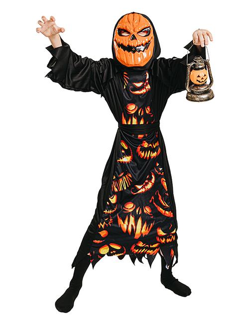 Costume Pumpkin Demon 134-140 Joker Patterned