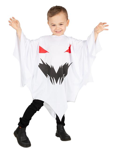Poncho Ghost Kid Joker Patterned