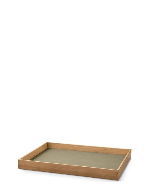 Teak Tray Square Even LIND DNA Green