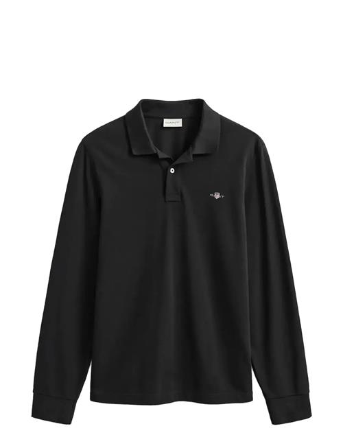 Reg Shield Ls Pique Rugger GANT Black