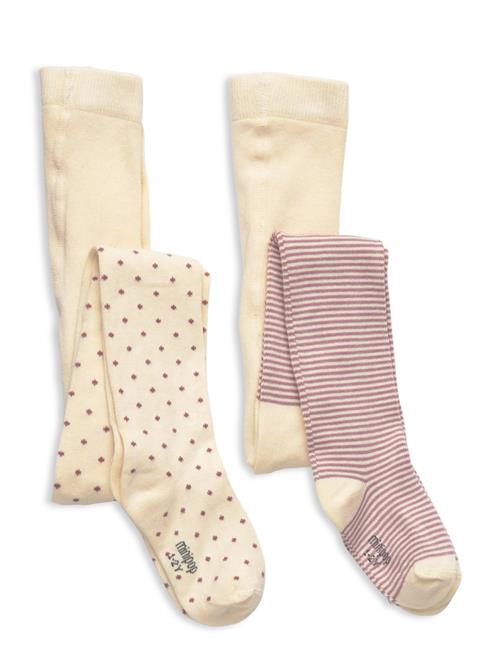 Minipop® Bamboo Tights 2 Pack Minipop Cream
