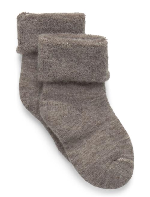 Minipop Wool Baby Sock Minipop Grey