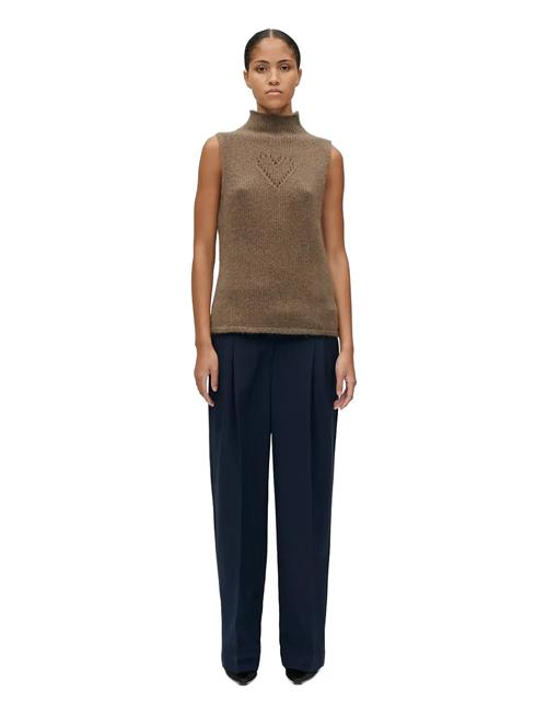 2418 Midweight Alpaca Knit, Turtlen STINE GOYA Brown