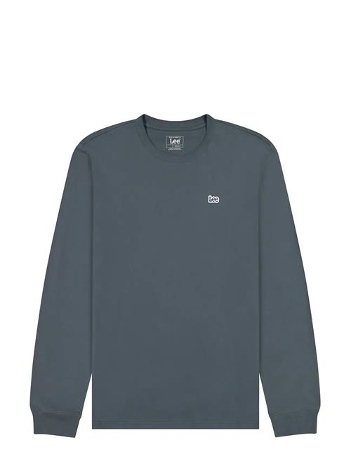 Ls Patch Logo Tee Lee Jeans Grey