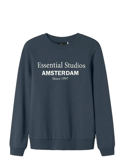 Nlmness Ls Bru O-Neck Sweat LMTD Navy