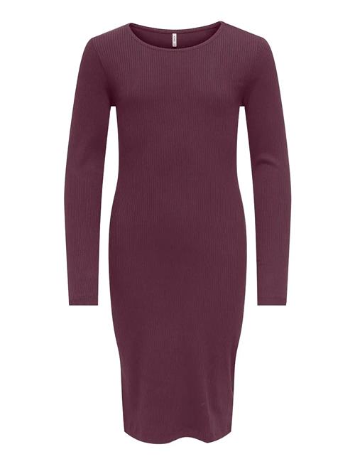 Kogbelfast Life L/S Midi Dress Jrs Noos Kids Only Burgundy