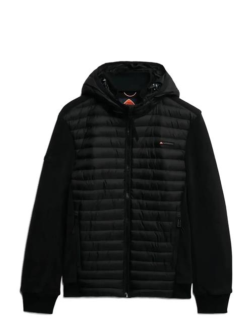 Hood Storm Fleece Hybrid Jkt Superdry Sport Black