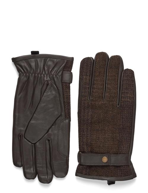 Barbour Deveron Tweed Waterproof Gloves Barbour Brown