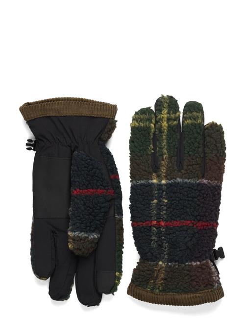 Barbour Field Tartan Fleece Gloves Barbour Green