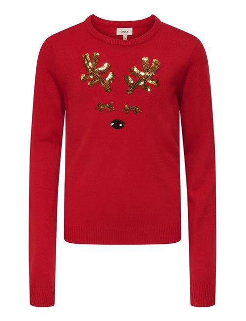 Kogxmas Shine Ls Ck Box Knt Kids Only Red