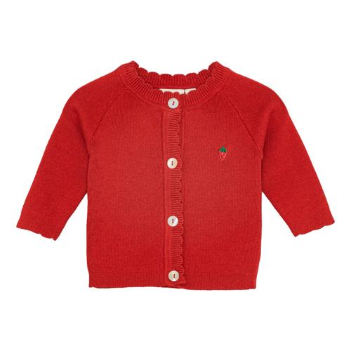 Flöss Kaya Cardigan Poppy Red  Poppy Red-86 cm  Rød  86 cm  kvinde