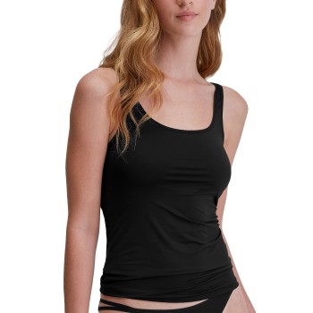 Calida Sleek Skin Tank top Sort Small Dame