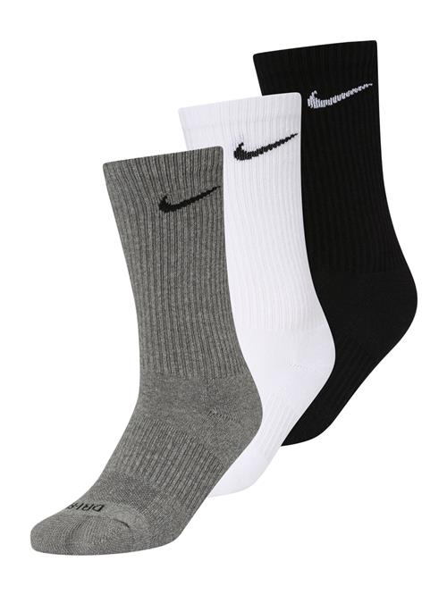 NIKE Sportssokker 'Everyday'  mørkegrå / sort / hvid