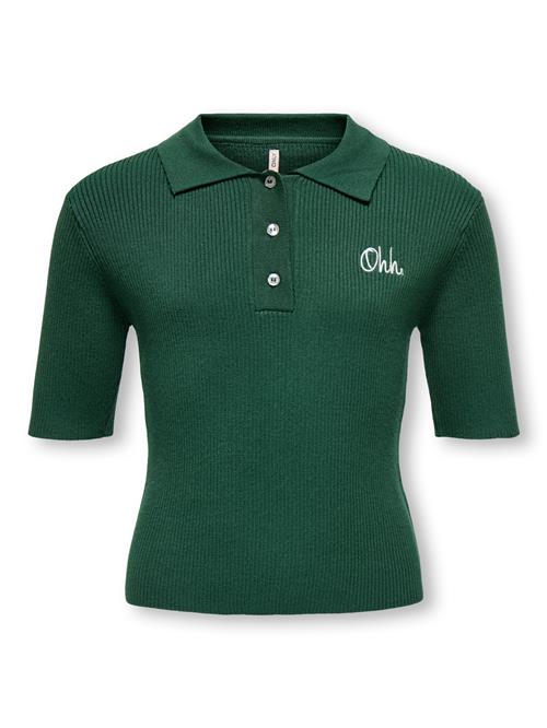 Se ONLY KIDS Strik Poloshirt Natascha Pineneedle hos SmartKidz