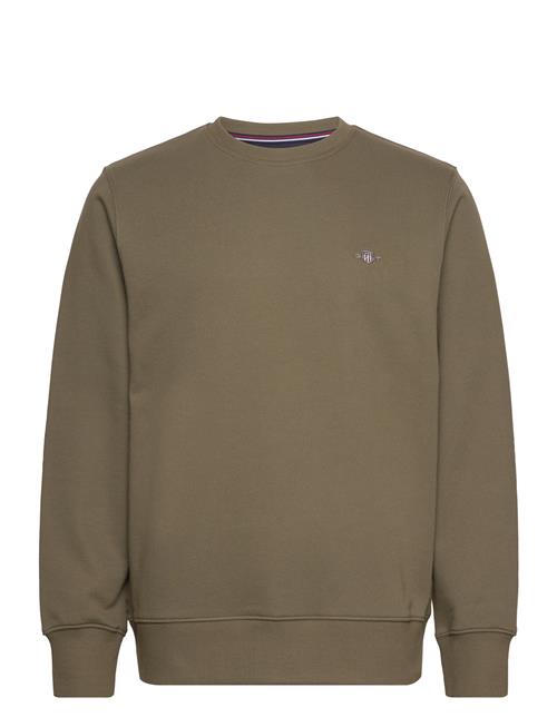 Reg Shield Cneck Sweat GANT Khaki