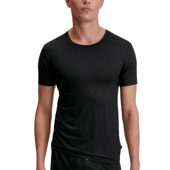 Calida Natural Cooling T-shirt Sort tencel Small Herre