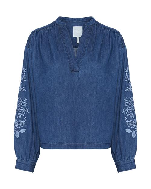 Se Part Two Bluse 'Terka'  blue denim / lyseblå ved About You