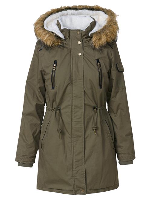 KOROSHI Overgangsparka  khaki