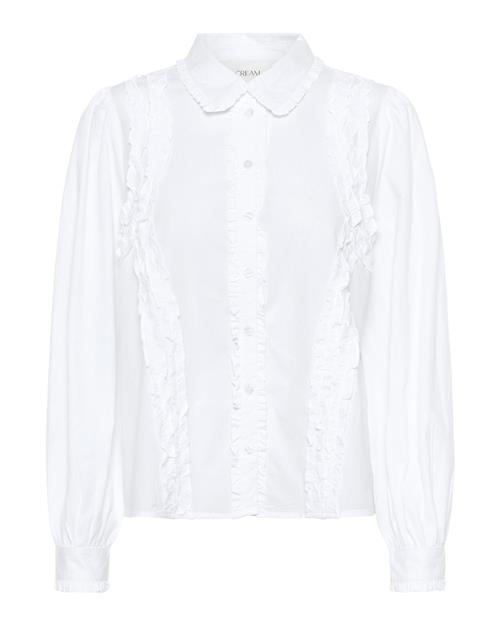 Cream Bluse 'Lau Frill'  hvid