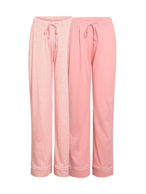 Dagi Pyjamasbukser  lyserød / sort / hvid