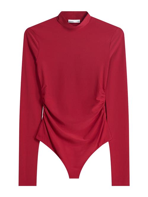 Bershka Shirtbody  rubinrød