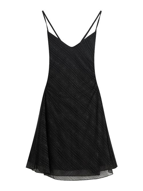 Bershka Kjole  sort / sølv
