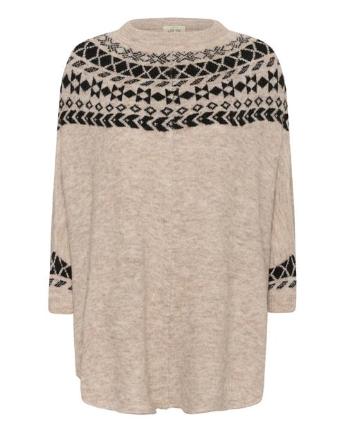Cream Pullover 'CRCherrie'  beige-meleret / sort