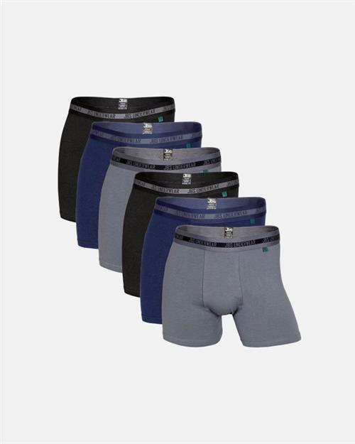 6-pak tights |  bambus | multifarvet
