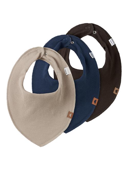 Se NAME IT 3-Pak Rib Hagesmæk Yasim Insignia Blue Island Fossil/delisioso hos SmartKidz