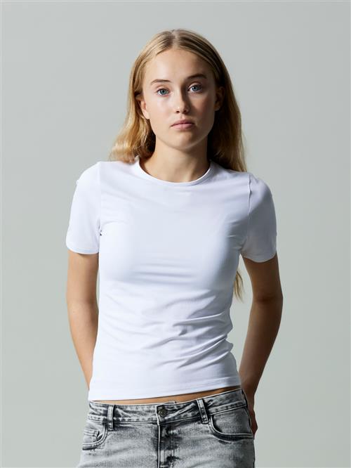 Se LMTD Basis T-shirt Dinci Bright White hos SmartKidz