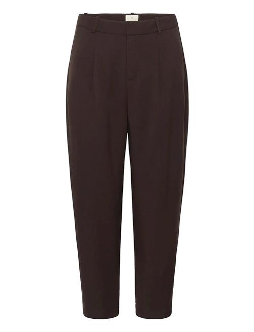 Kamerle Pants Cropped Kaffe Brown