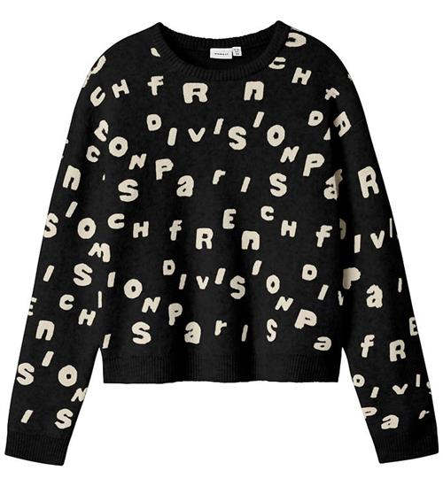 Name It Bluse - Strik - NkfOline - Black