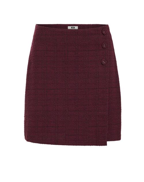 WE Fashion Nederdel  aubergine