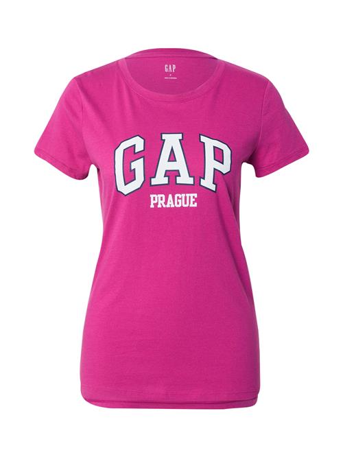 GAP Shirts 'PRAGUE'  fuchsia / sort / hvid