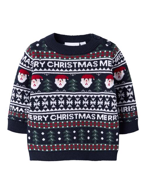 NAME IT Jule Striktrøje Rastokka Dark Sapphire