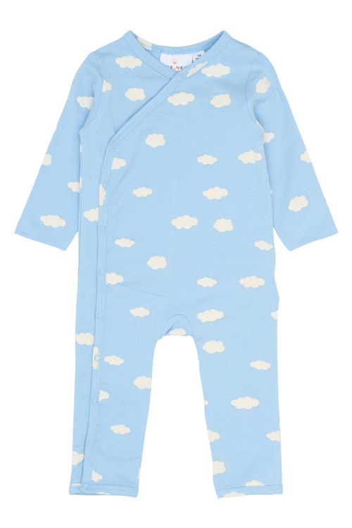 The New Siblings GOTS Paco Wrap-jumpsuit Med Lange Ærmer Powder Blue  Powder Blue  56 cm  Blå  56 cm  mand