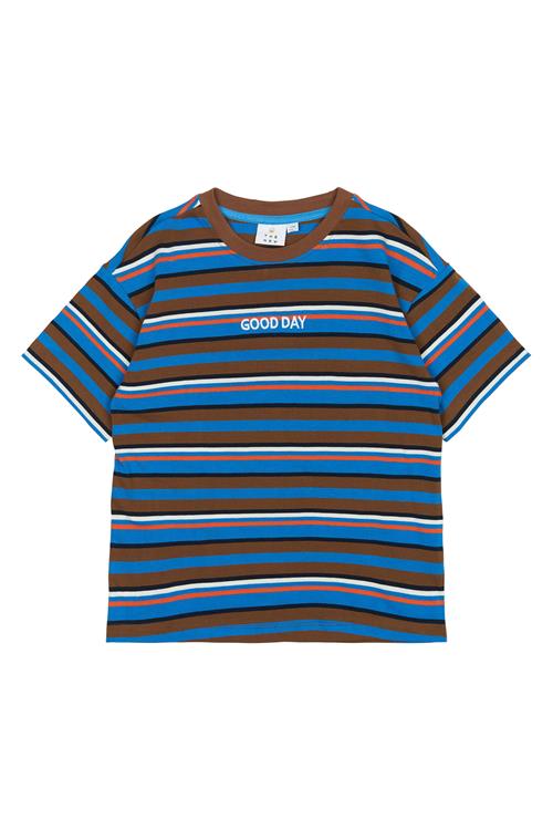 The New TNPicky OS S_S Tee Toffee Striped Toffee Striped 7-8 Y  Brun  7-8 år  mand