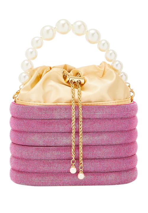 FELIPA Posetaske  guld / pink / perlehvid