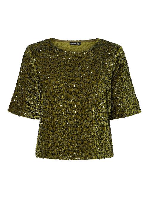 PIECES Bluse 'PCKam'  grøn