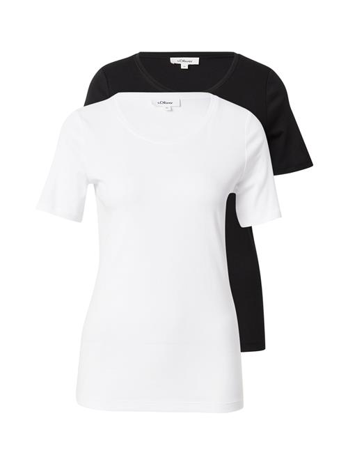 s.Oliver Shirts  sort / hvid