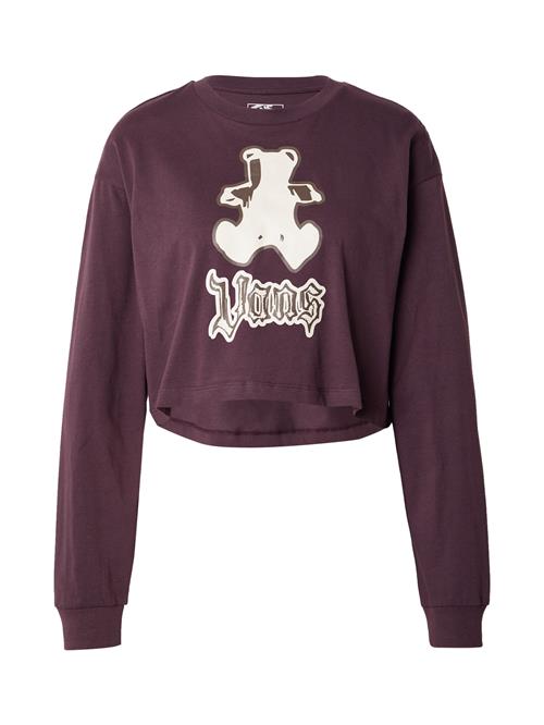 VANS Shirts 'LIL BEAR'  creme / brun / vinrød
