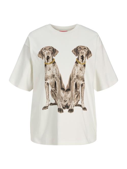 JJXX Shirts 'JXOLIVIA'  guld / mørkegrå / offwhite