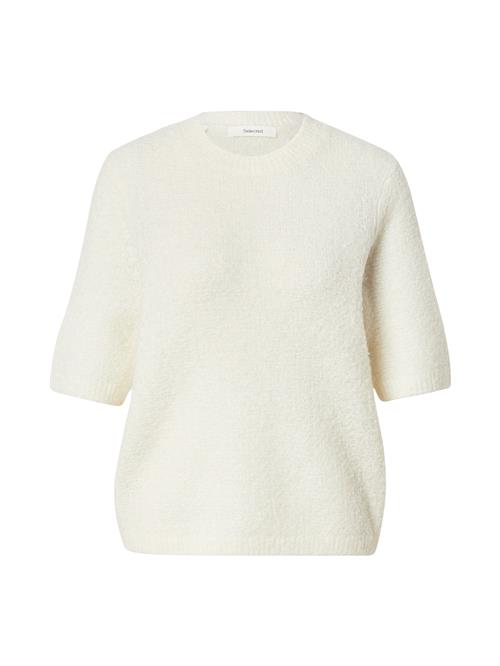 SELECTED Pullover 'SLFLELOU'  hvid
